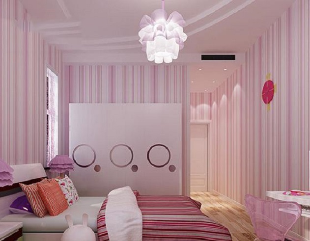 Girls Bedroom Ideas The Power Of Pretty Pink Wallpaper