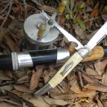 fishing knife and reel