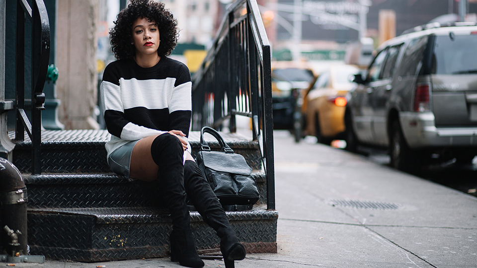 over the knee boots outfit