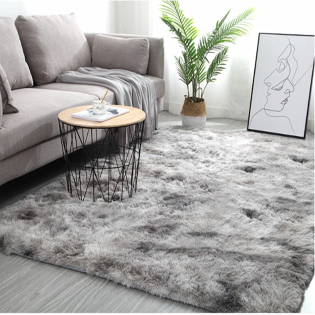 fluffy floor rug