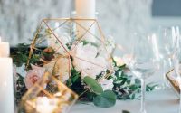 floral wedding centrepiece