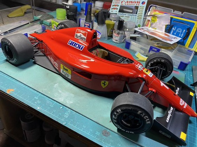 f1 ferrari car  scale model